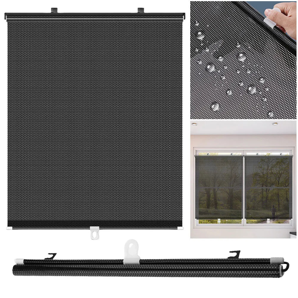 Suction Cup Sunshade Nail-free Blackout Curtain