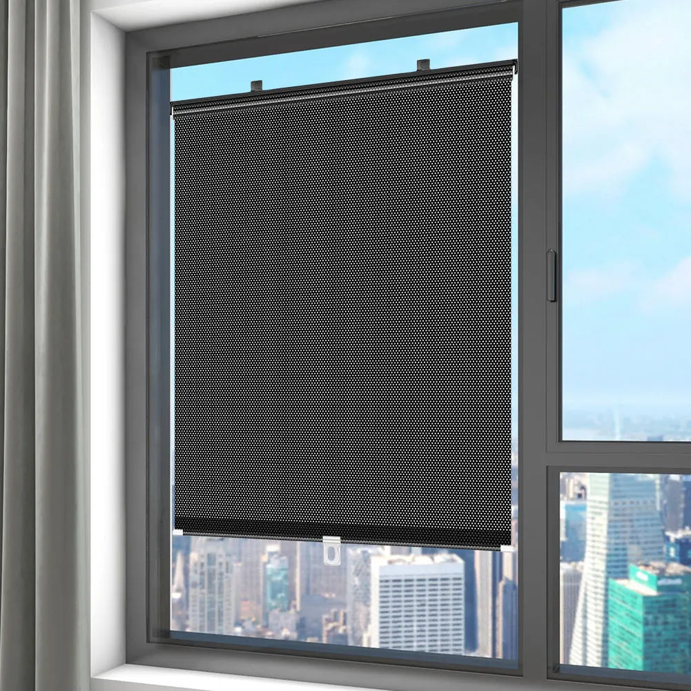 Suction Cup Sunshade Nail-free Blackout Curtain