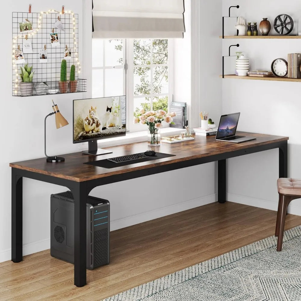 78.7 Inches Extra Long Computer Desk 2 Person Desk