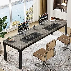 78.7 Inches Extra Long Computer Desk 2 Person Desk
