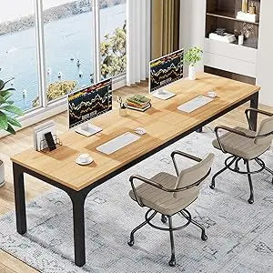 78.7 Inches Extra Long Computer Desk 2 Person Desk