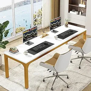 78.7 Inches Extra Long Computer Desk 2 Person Desk