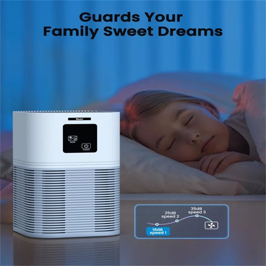Desk Top 2 in 1 Air Purifier with H13 Filters