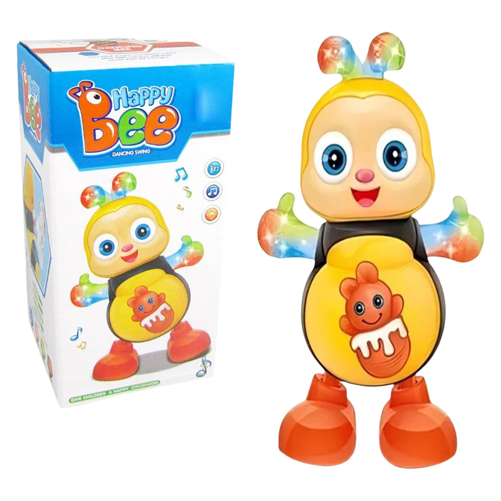 Cartoon Musical Dancing Toy with Music & Lights for Kids Christmas Birthday Gifts for Boys Girls