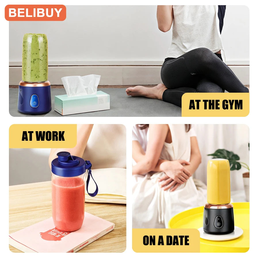400ml Portable Juicer Rechargable Cup Blender