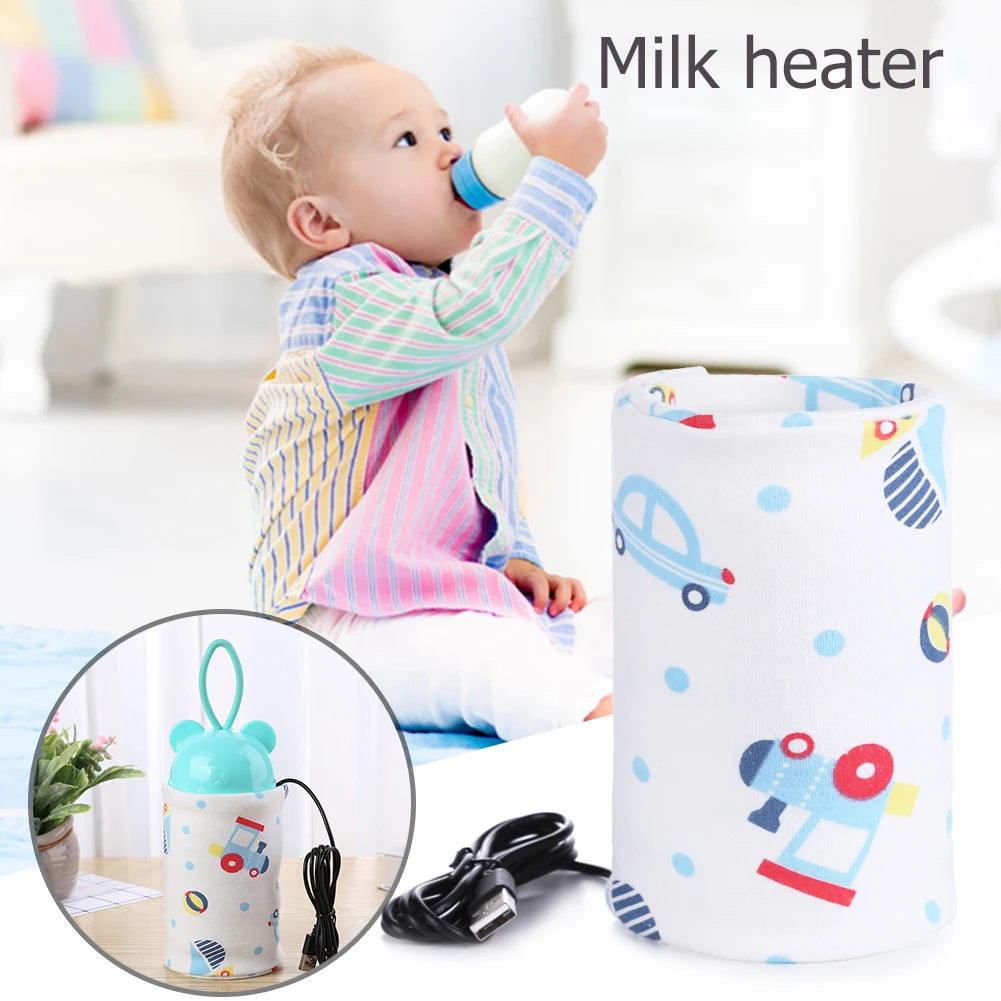 Portable Baby Bottle Warmer USB powered Fashion  Protective Sleeve Thermal Bag