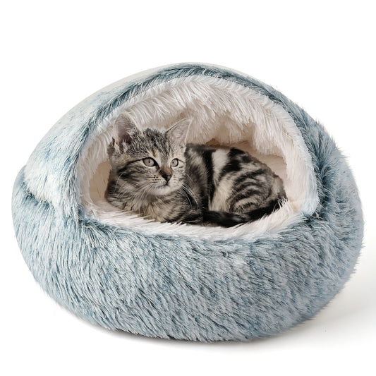 25'' Pet Cat Dog Semi-enclosed Pet house