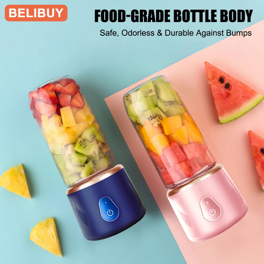 400ml Portable Juicer Rechargable Cup Blender