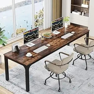 78.7 Inches Extra Long Computer Desk 2 Person Desk