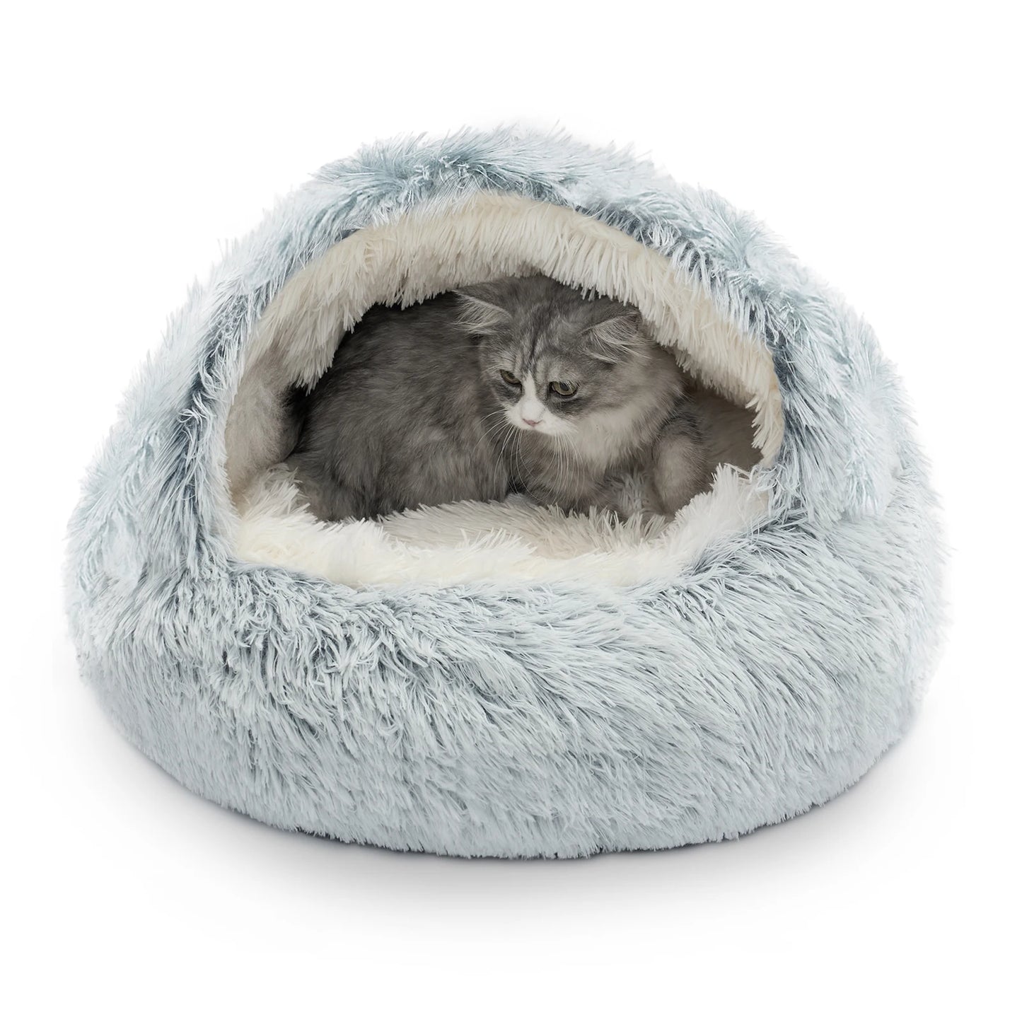 25'' Pet Cat Dog Semi-enclosed Pet house