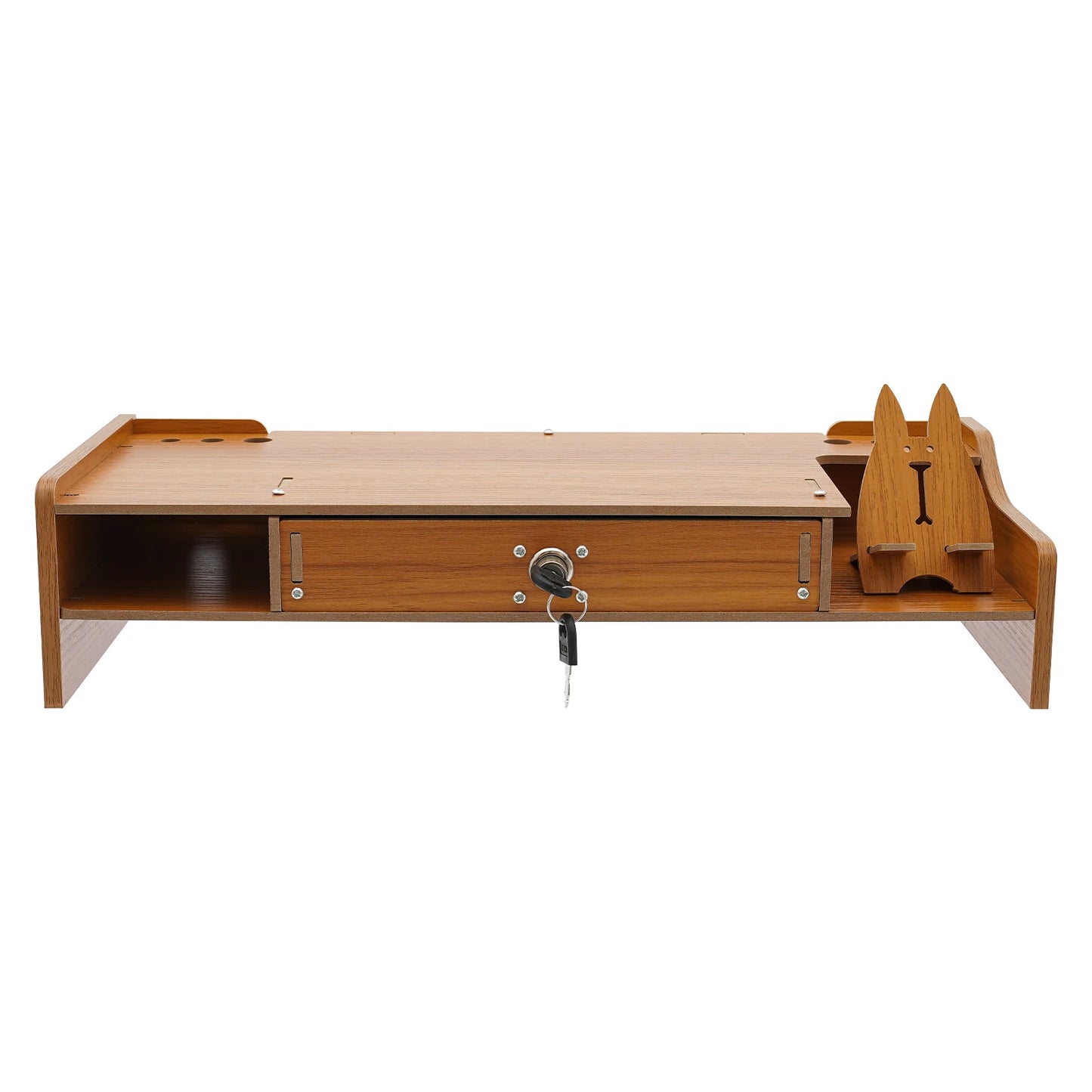 Desktop Computer Monitor Stand Riser with Drawer