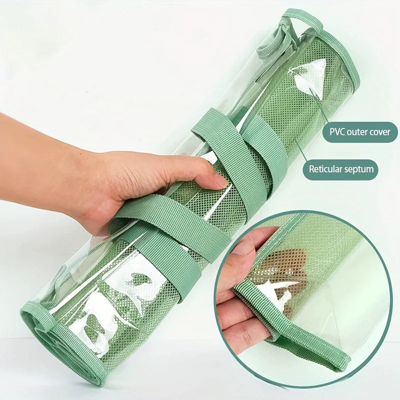 Clear Tote File Bag - Waterproof, Large Capacity, for School, Office, Travel, Document