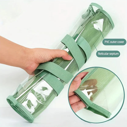 Clear Tote File Bag - Waterproof, Large Capacity, for School, Office, Travel, Document