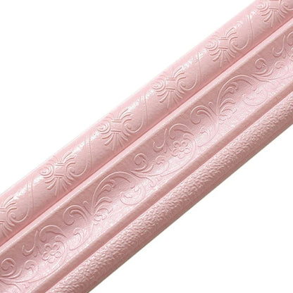 DIY Self Adhesive Flexible Foam Molding.  Wallpaper Trim 3D Decorative Wall Trim Peel and Stick Trim for Home Decor