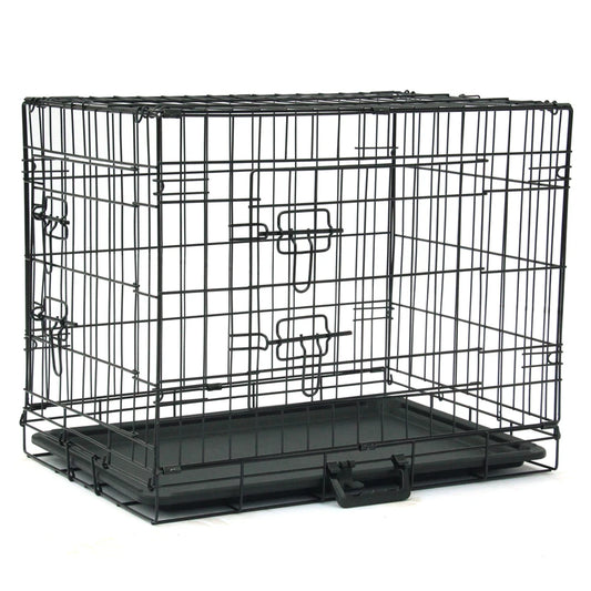 24"  Folding Steel Pet Kennel Animal Playpen