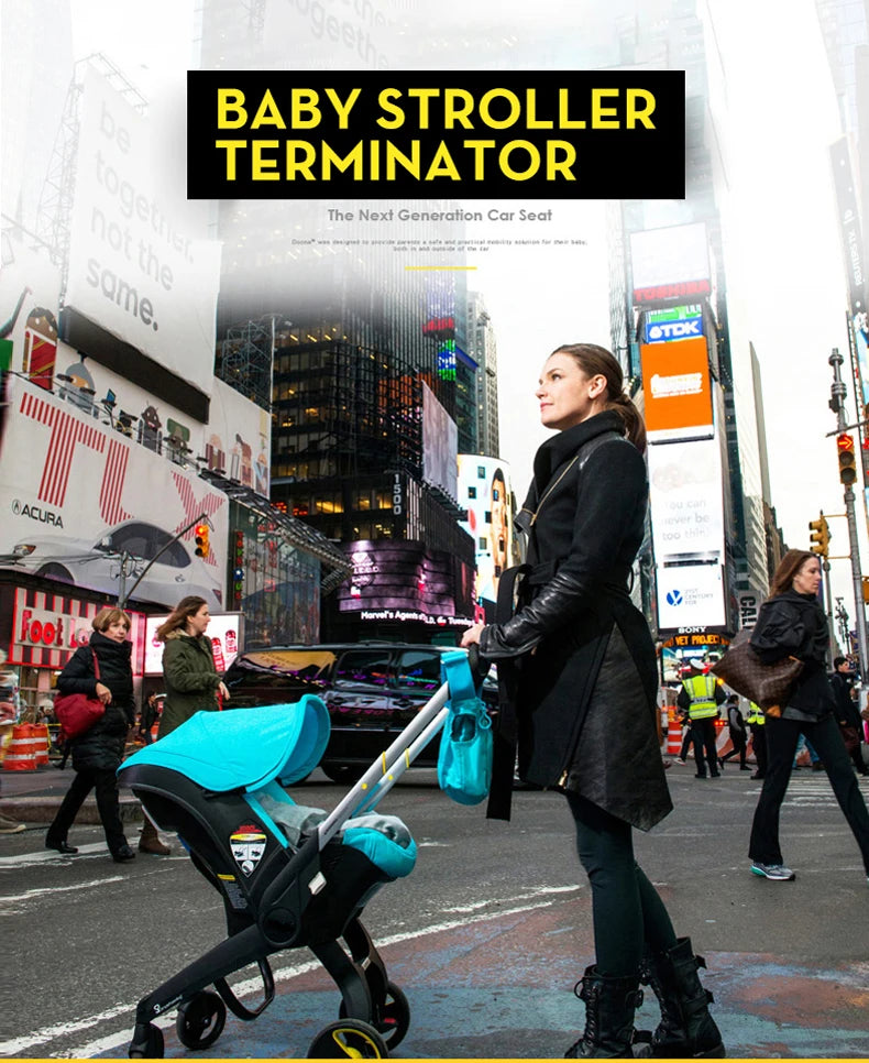Lightweight Stroller Baby Carriage 4 in 1 Safety Travel System High Quality