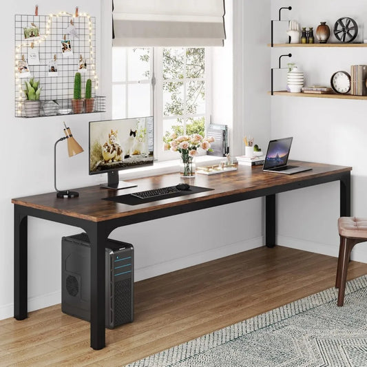 78.7 Inches Extra Long Computer Desk 2 Person Desk