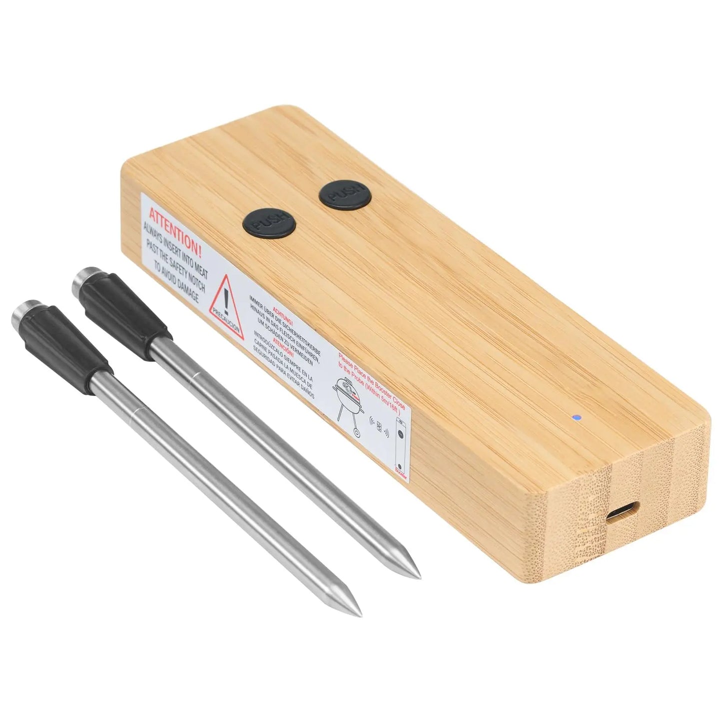 Wireless Bluetooth Meat Thermometer Digital Rechargeable