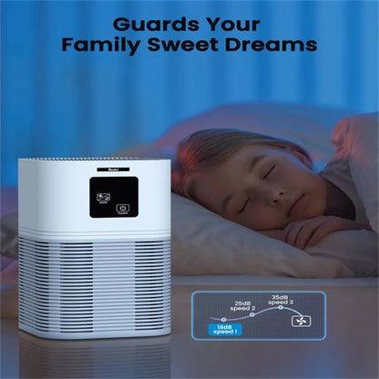 Desk Top 2 in 1 Air Purifier with H13 Filters
