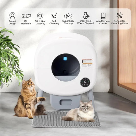 Extra Large Automatic Self Cleaning Litter Box