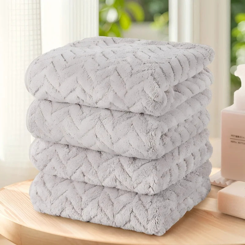 Solid Color 4pcs Hand Towel Set 4 colors