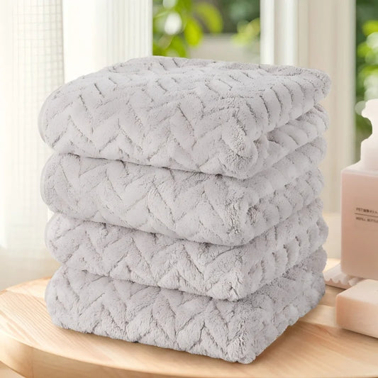 Solid Color 4pcs Hand Towel Set 4 colors