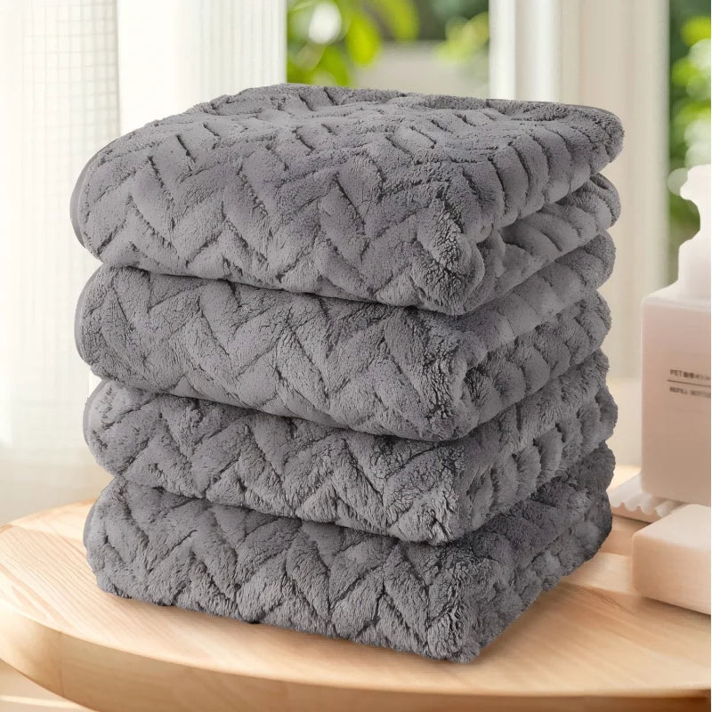 Solid Color 4pcs Hand Towel Set 4 colors