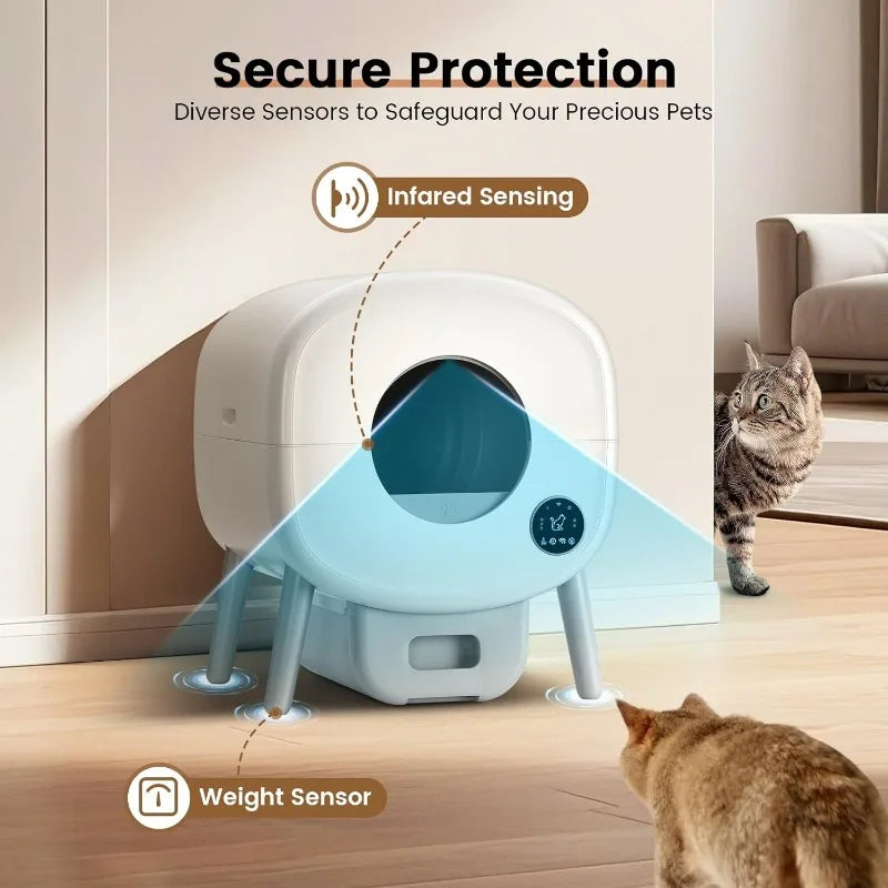 Extra Large Automatic Self Cleaning Litter Box