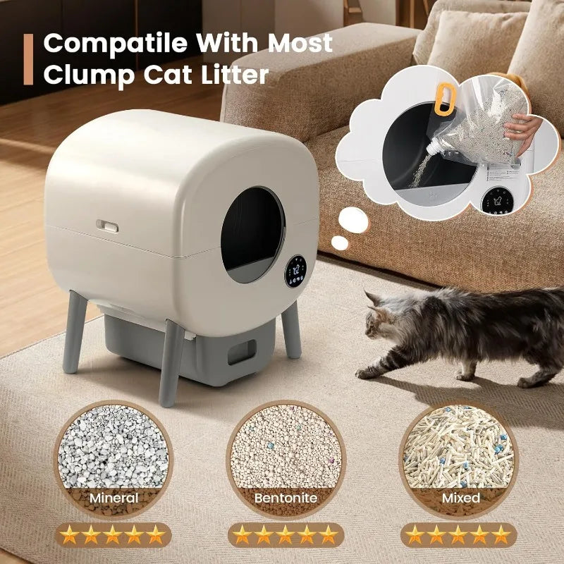 Extra Large Automatic Self Cleaning Litter Box