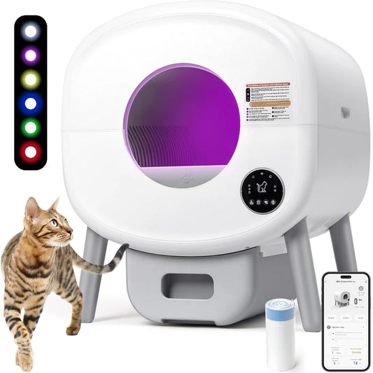 Extra Large Automatic Self Cleaning Litter Box