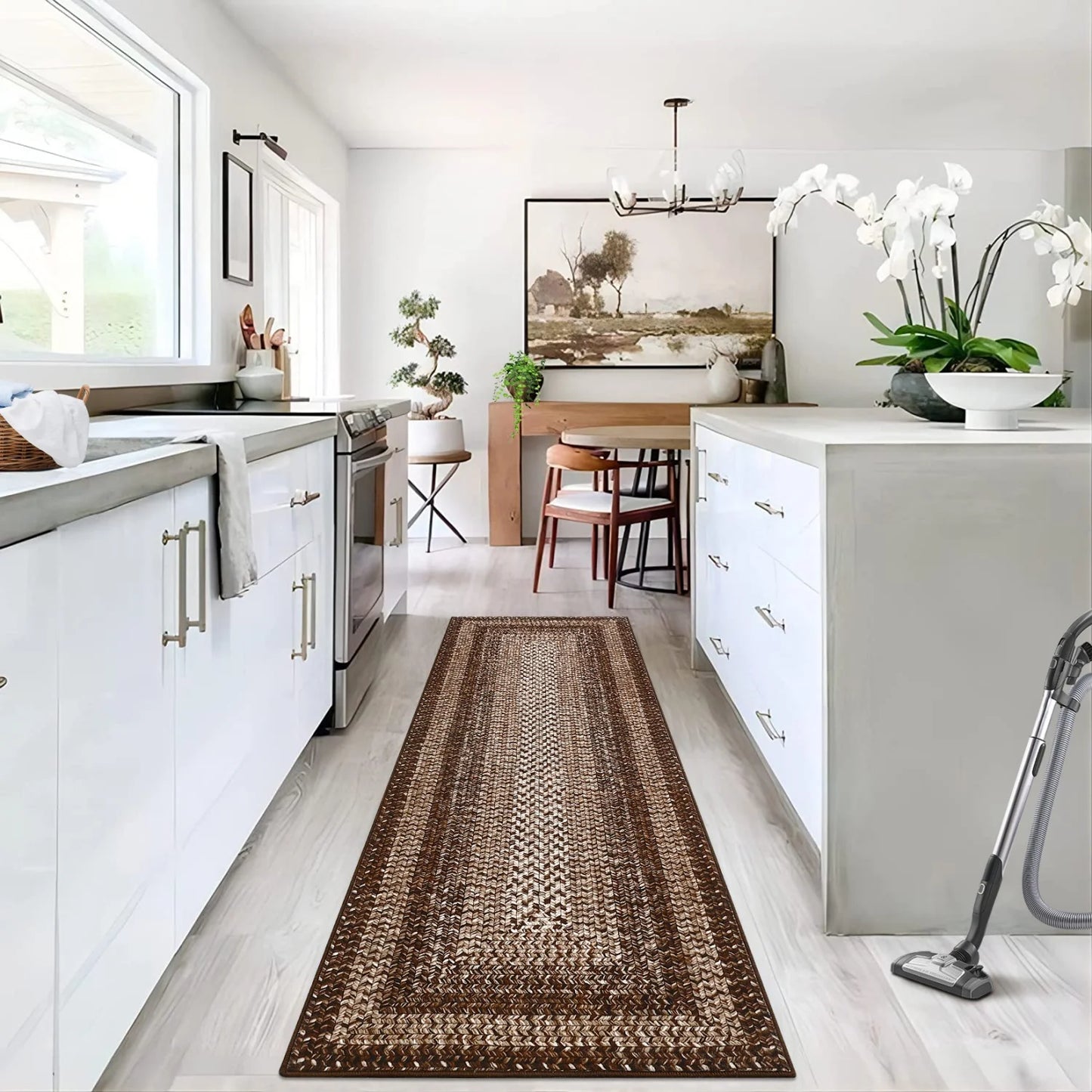 Washable Braided Area Rugs Large