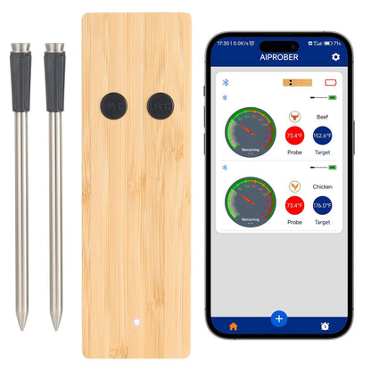 Wireless Bluetooth Meat Thermometer Digital Rechargeable