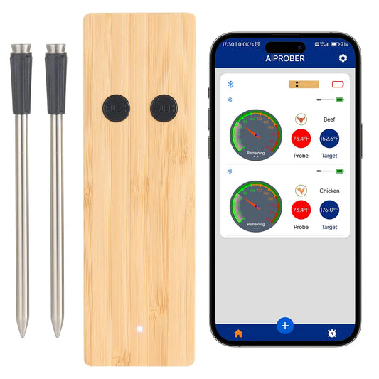 Wireless Bluetooth Meat Thermometer Digital Rechargeable