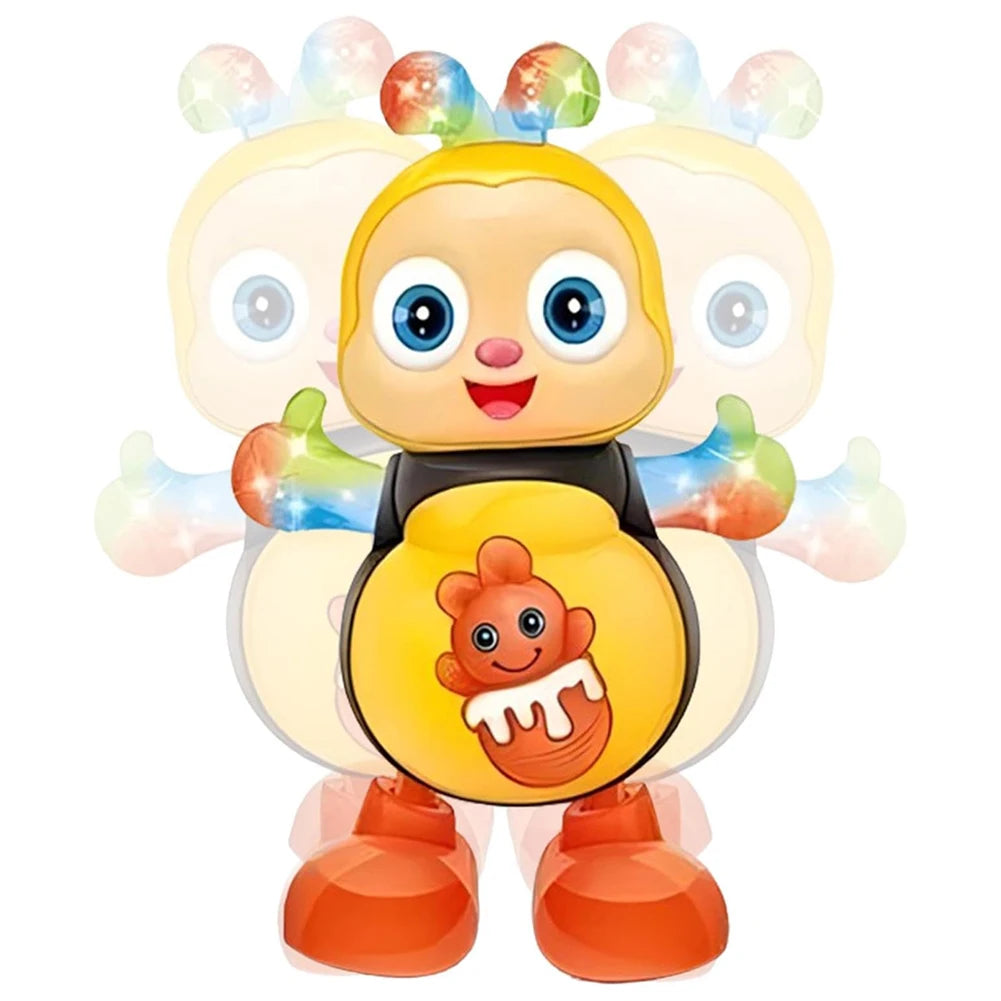 Cartoon Musical Dancing Toy with Music & Lights for Kids Christmas Birthday Gifts for Boys Girls