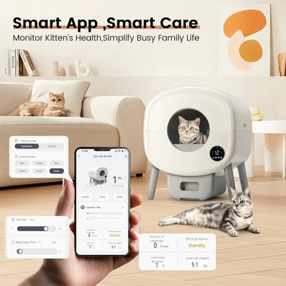 Extra Large Automatic Self Cleaning Litter Box