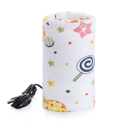 Portable Baby Bottle Warmer USB powered Fashion  Protective Sleeve Thermal Bag