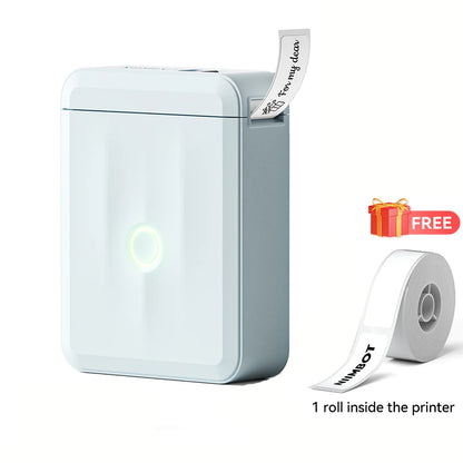 Pocket Mini Label Printer, Thermal Wireless Adhesive Sticker, DIY Name Tag Maker for School Home Office