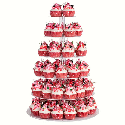 Acrylic 6-layer Cake Rack For Party, Holidays